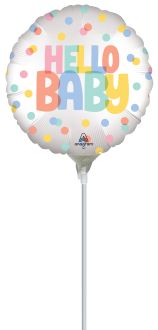 09" Satin Modern Baby Balloon