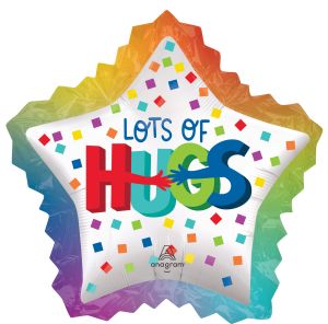 SuperShape Satin Hugging Wishes Balloon