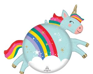 21" Roly Polies Unicorn Magic Balloon