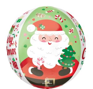Orbz Merry Christmas Jolly Old Santa Balloon