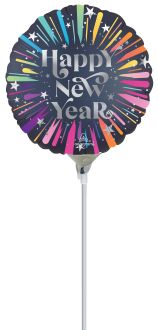 09" Satin New Years Blast Balloon