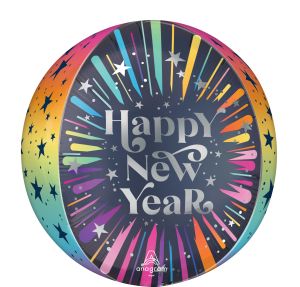 Orbz Satin New Years Blast Balloon