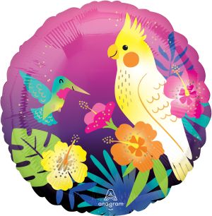 Standard Neon Tropical Cockatiel Balloon