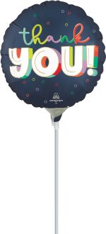 09" Satin Bold Thank You Balloon