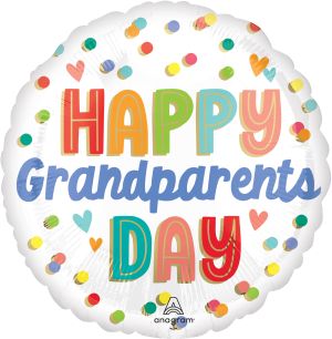 Standard Grandparents Day Dots Balloon