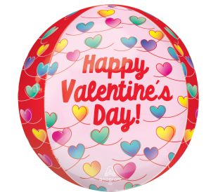 Orbz Happy Valentines Day Infinite Knots Balloon