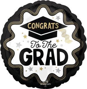 Standard Wave of Success Congrats To The Grad Balloon