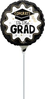 09" Wave of Success Congrats To The Grad Balloon