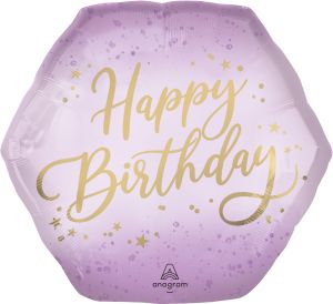 SuperShape Lavender Luxe Birthday Balloon