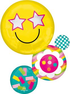 SuperShape Happy Vibes Balloon