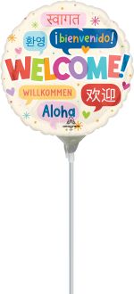 09" Welcome Languages Balloon