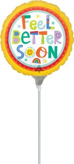 04" Playful Type Feel Better Soon Balloon