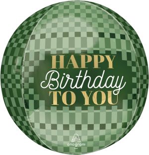 Orbz Stylish Sage Birthday Balloon