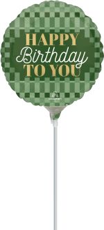 09" Stylish Sage Birthday Balloon