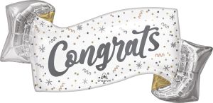 SuperShape Elegant Congrats Balloon