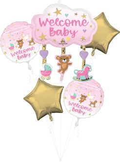 Bouquet Tiny Treasures Girl Balloon