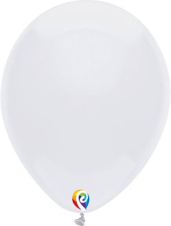 Funsational 12" White (15pcs) Balloons