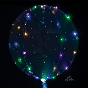 Crystal Clearz Lights 18" Multi-Colour Balloon
