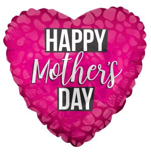 04" Happy Mothers Day Animal Print Balloon
