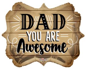 18" Dad Awesome Balloon