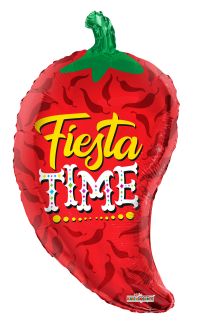 36" Fiesta Time Chili Pepper Balloon