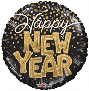 09" New Year Letter Balloon