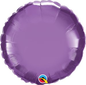 18" Chrome Purple Round Balloon