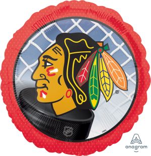 18" Chicago Blackhawks Balloon