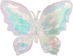 40" Iridescent Butterfly Balloon