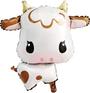 21" Cute Cow Balloon