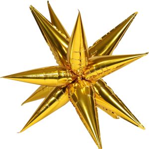 Magic Starburst 40" Gold Balloon