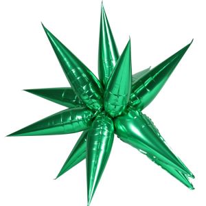Magic Starburst 40" Green Balloon