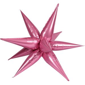 Magic Starburst 26" Light Pink Balloon
