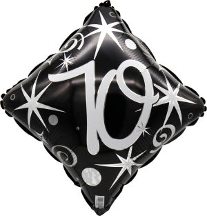 18" 70 Elegant Sparkles and Swirls Balloon Airise