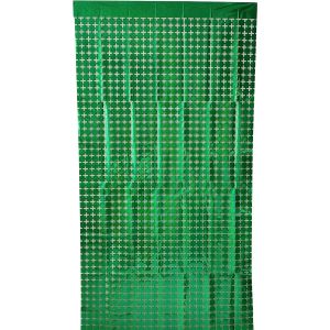 6.5ft x 3.25ft Square Curtain - Green