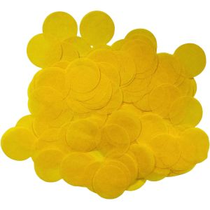 Confetti 20 g - 2.5cm Paper Yellow