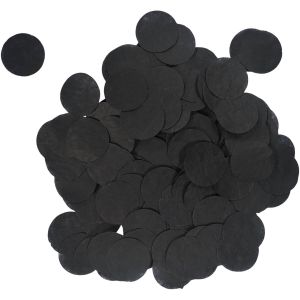 Confetti 200 g - 2.5cm Paper Black