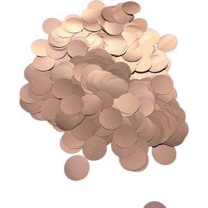Confetti 200 g - 1.5cm Metallic Rose Gold