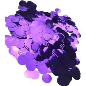 Confetti 200 g - 1.5cm Metallic Purple