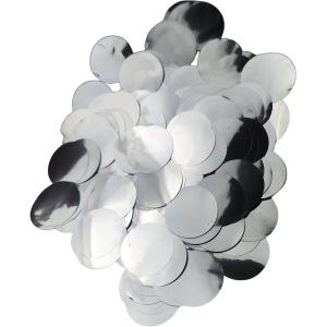 Confetti 200 g - 2.5cm Metallic Silver