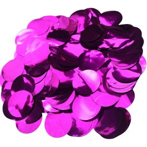 Confetti 20 g - 2.5cm Metallic Hot Pink