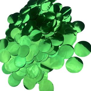 Confetti 20 g - 2.5cm Metallic Green