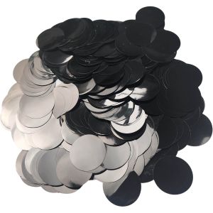 Confetti 20 g - 2.5cm Metallic Black