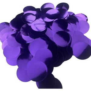 Confetti 200 g - 2.5cm Metallic Purple