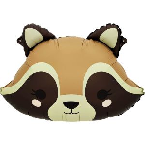 22" Racoon Face Balloon