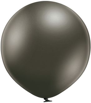 24" Glossy Anthracite (5pcs) Belbal Balloons