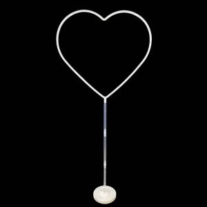 5.5 ft Balloon Heart Display Stand (2lb base weight)