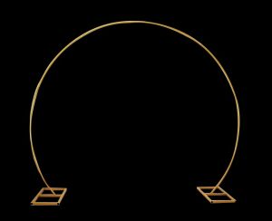 9 ft Balloon Hoop Metal Frame Gold