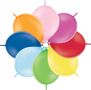 11" Standard Assortment Linking (50pcs) Belbal Balloons