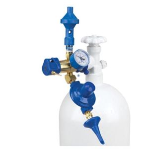 Helium Dual Inflator with 60/40 Push Valve